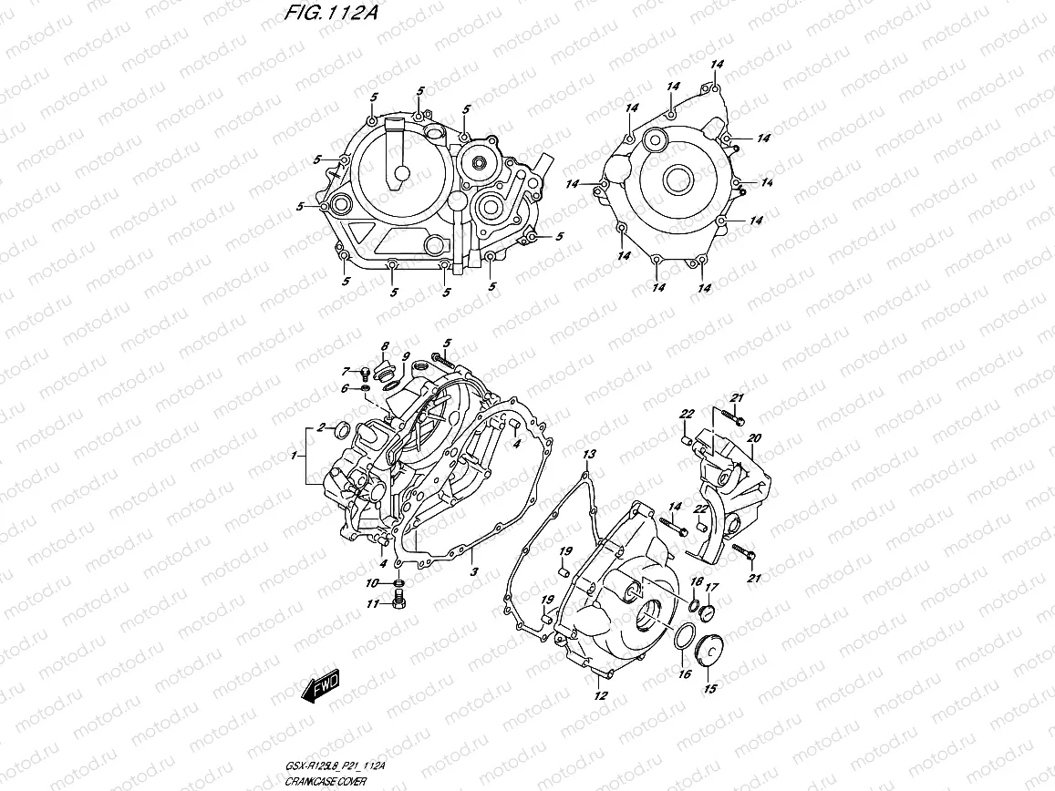 112A - CRANKCASE COVER