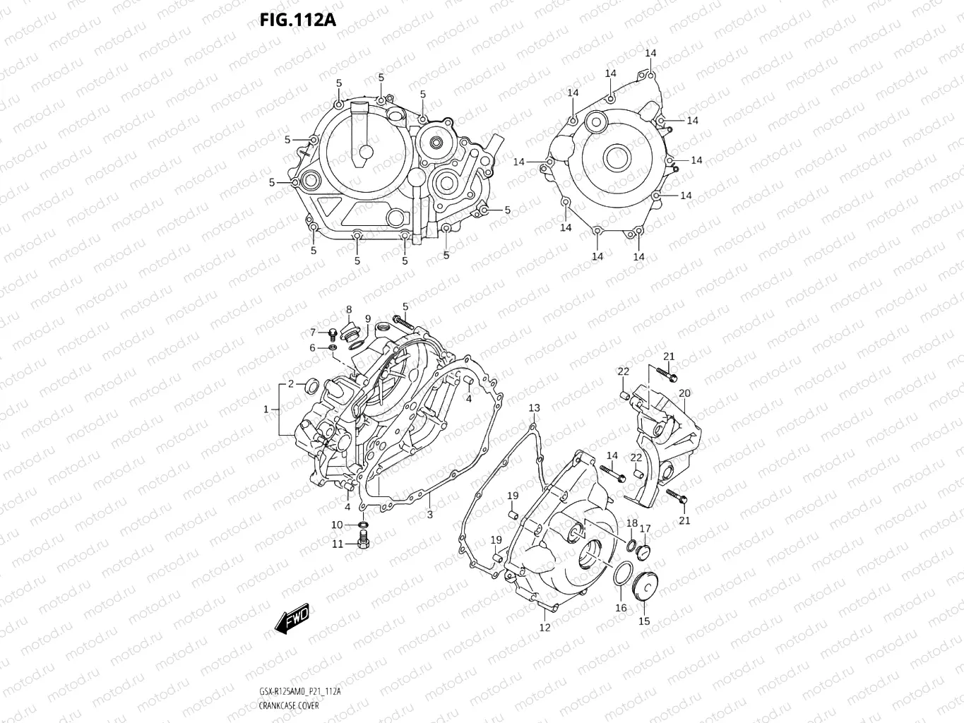 112A - CRANKCASE COVER
