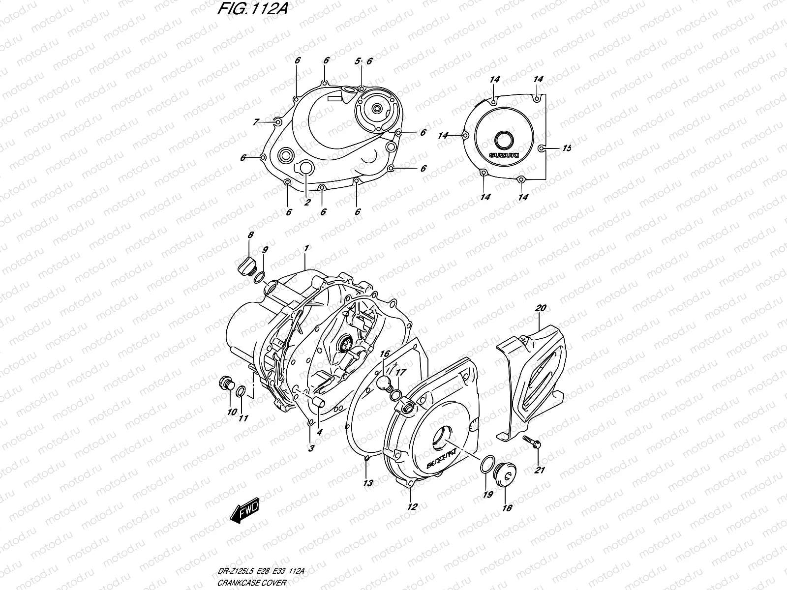 112A - CRANKCASE COVER