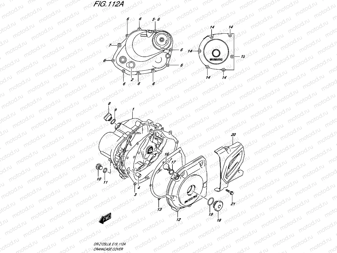 112A - CRANKCASE COVER
