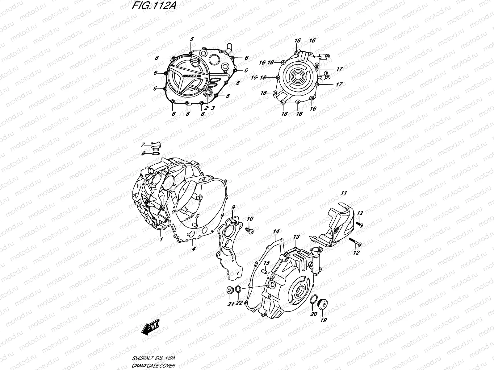 112A - CRANKCASE COVER