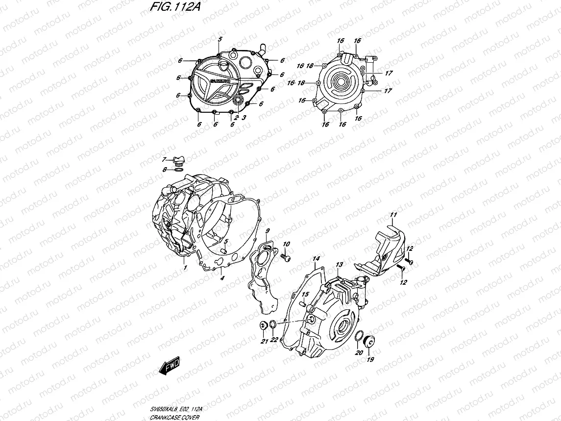 112A - CRANKCASE COVER