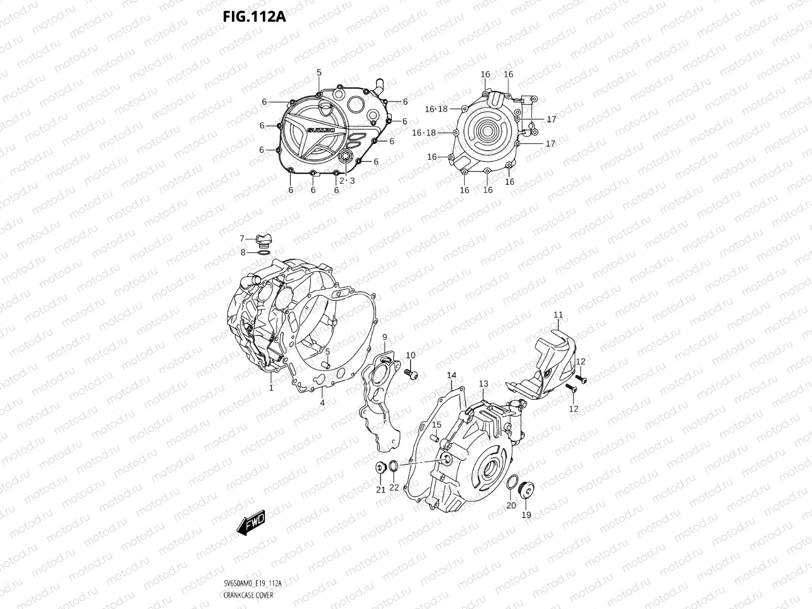 112A - CRANKCASE COVER
