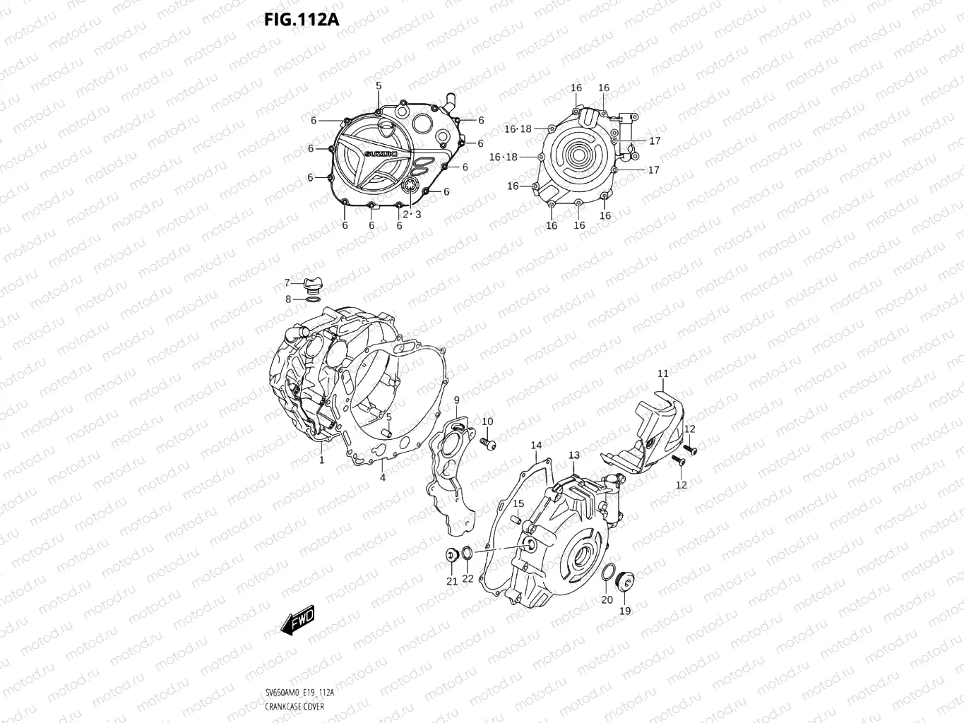 112A - CRANKCASE COVER