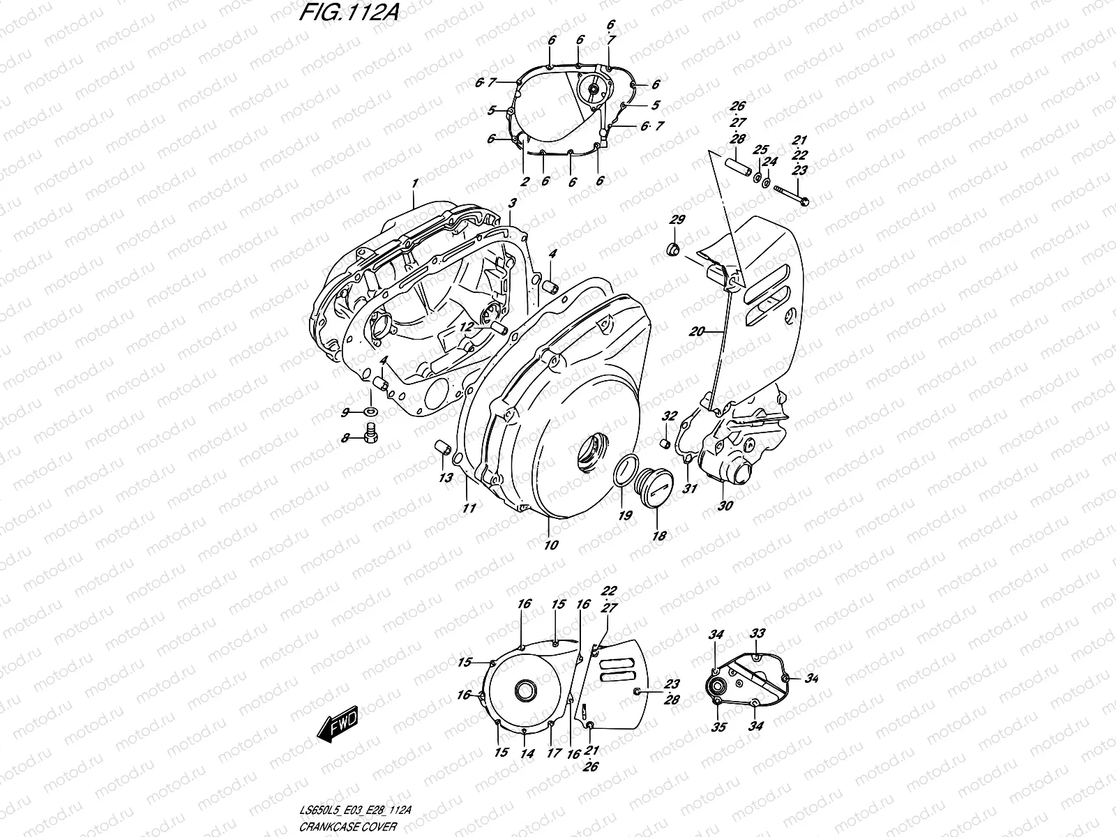 112A - CRANKCASE COVER