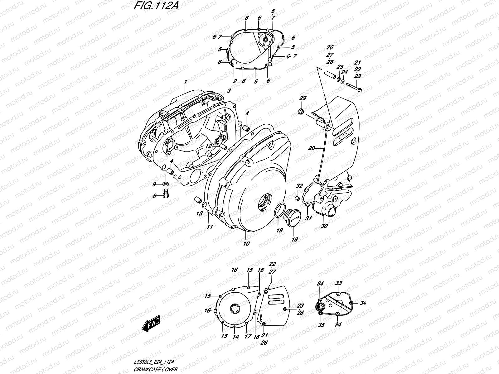112A - CRANKCASE COVER