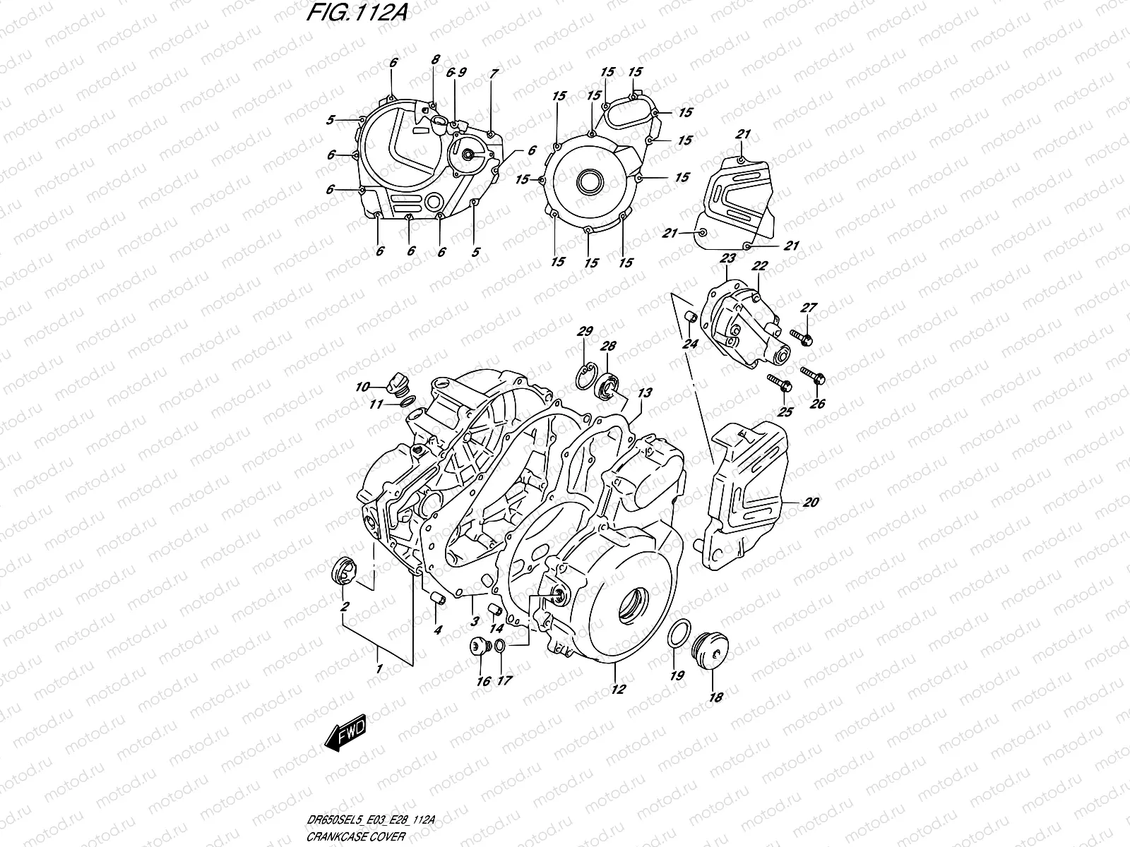 112A - CRANKCASE COVER