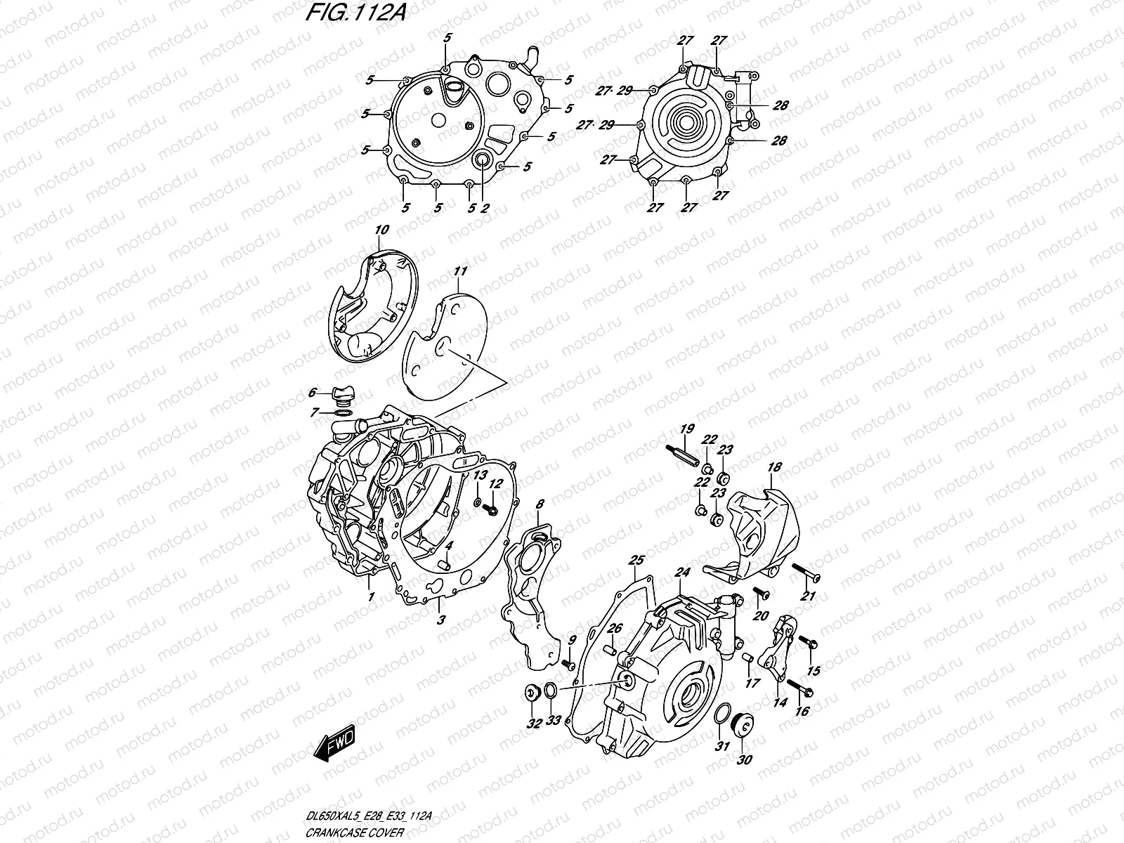 112A - CRANKCASE COVER