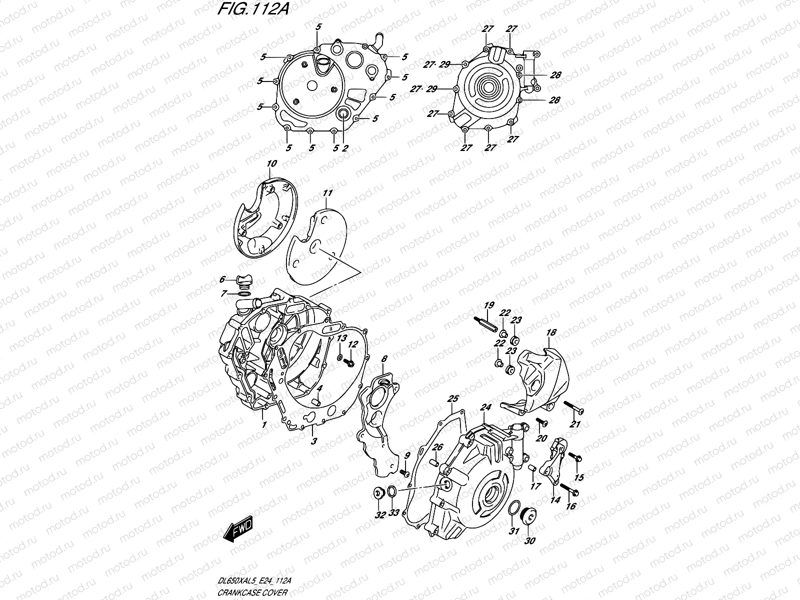 112A - CRANKCASE COVER