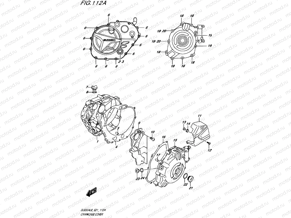 112A - CRANKCASE COVER