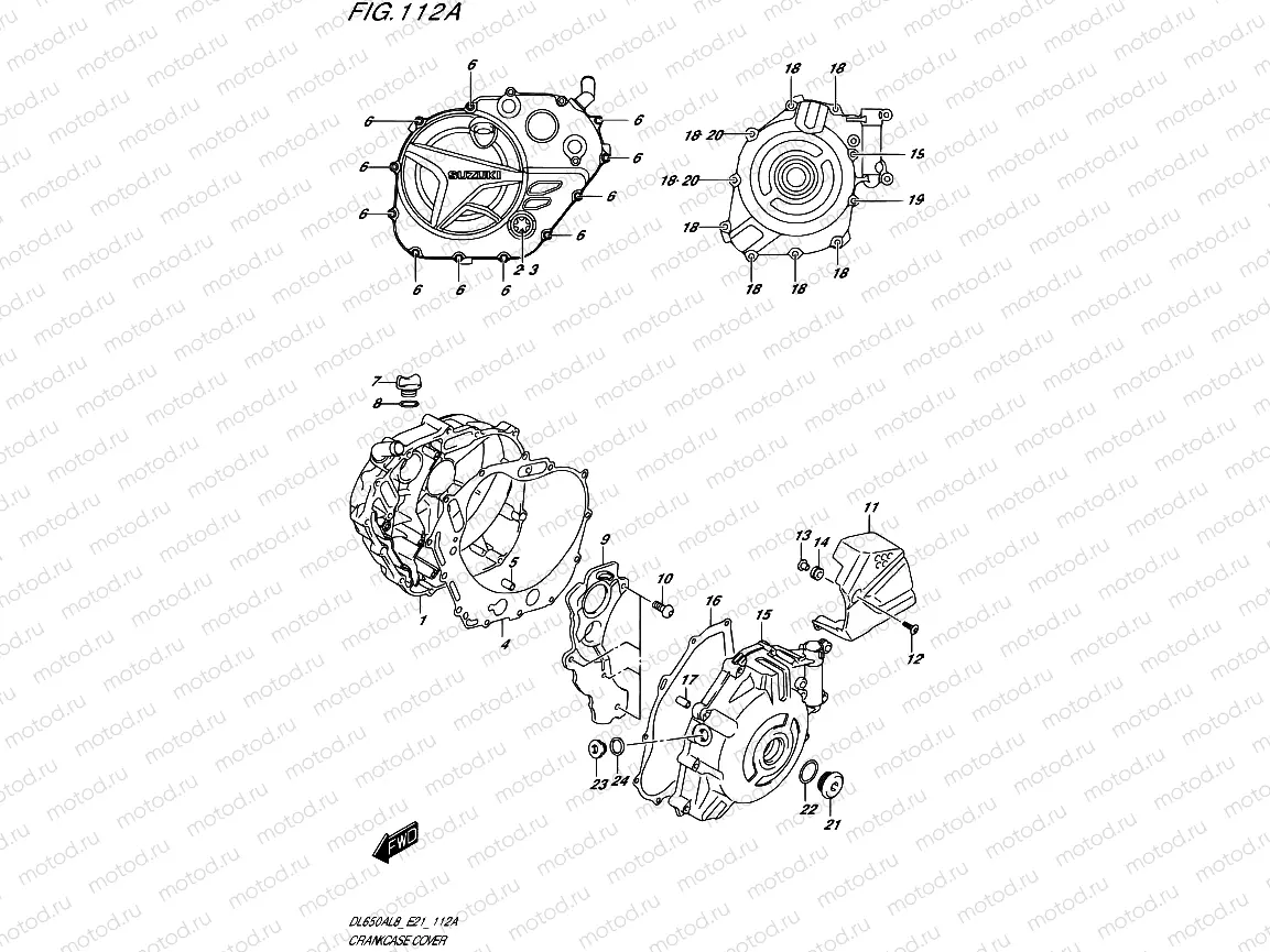 112A - CRANKCASE COVER