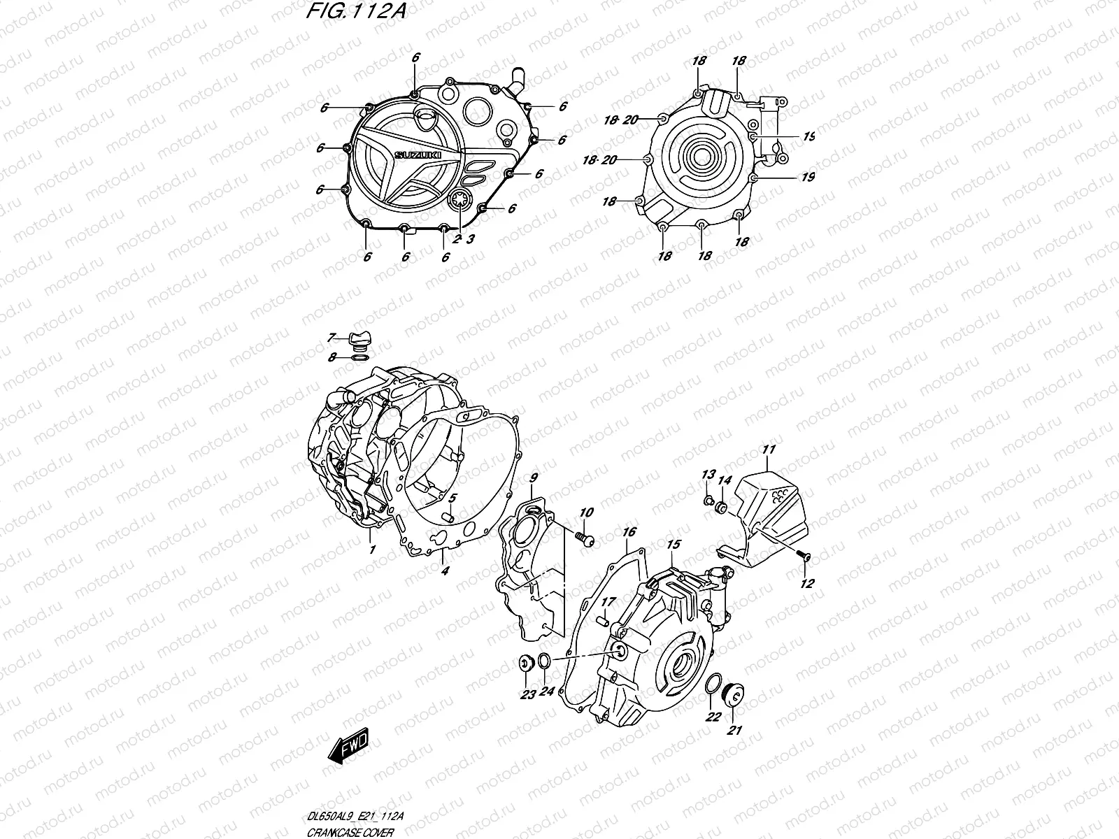 112A - CRANKCASE COVER