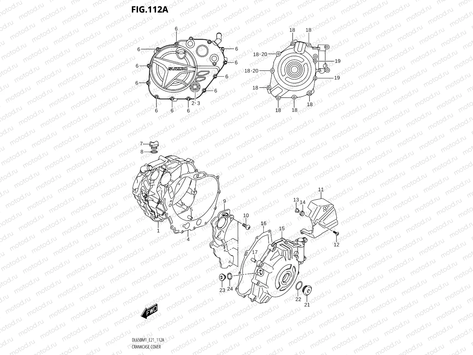 112A - CRANKCASE COVER