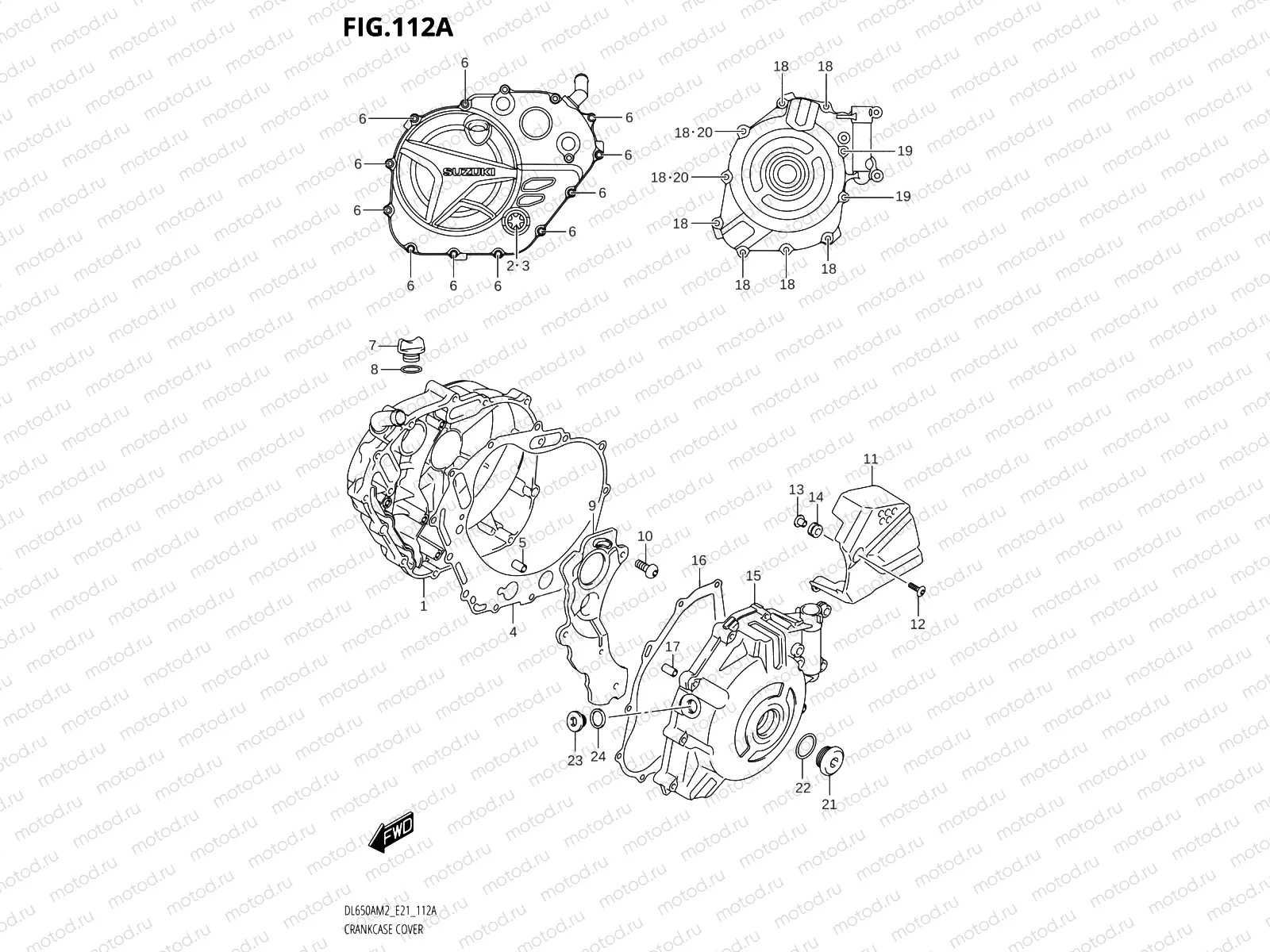 112A - CRANKCASE COVER