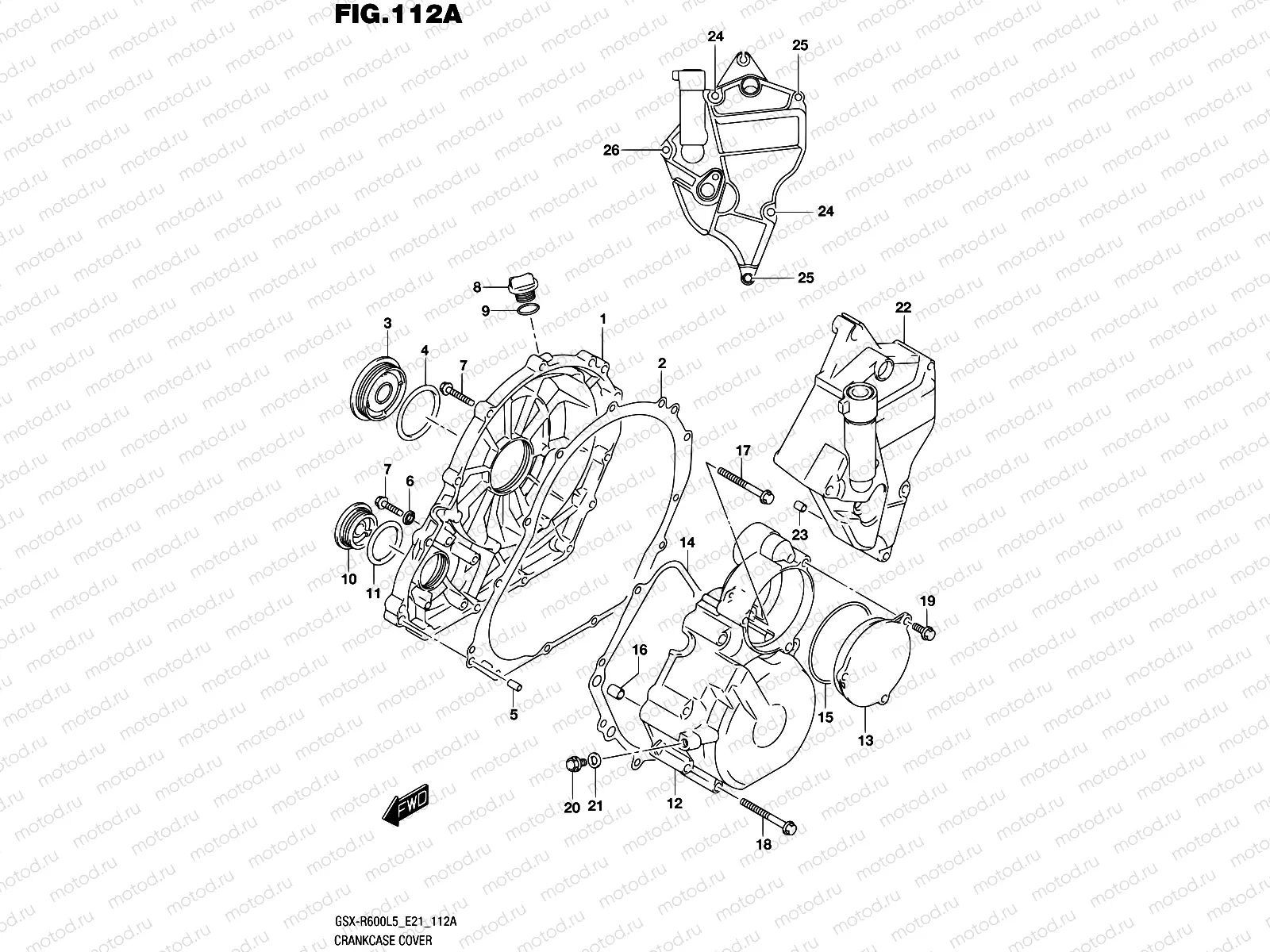 112A - CRANKCASE COVER