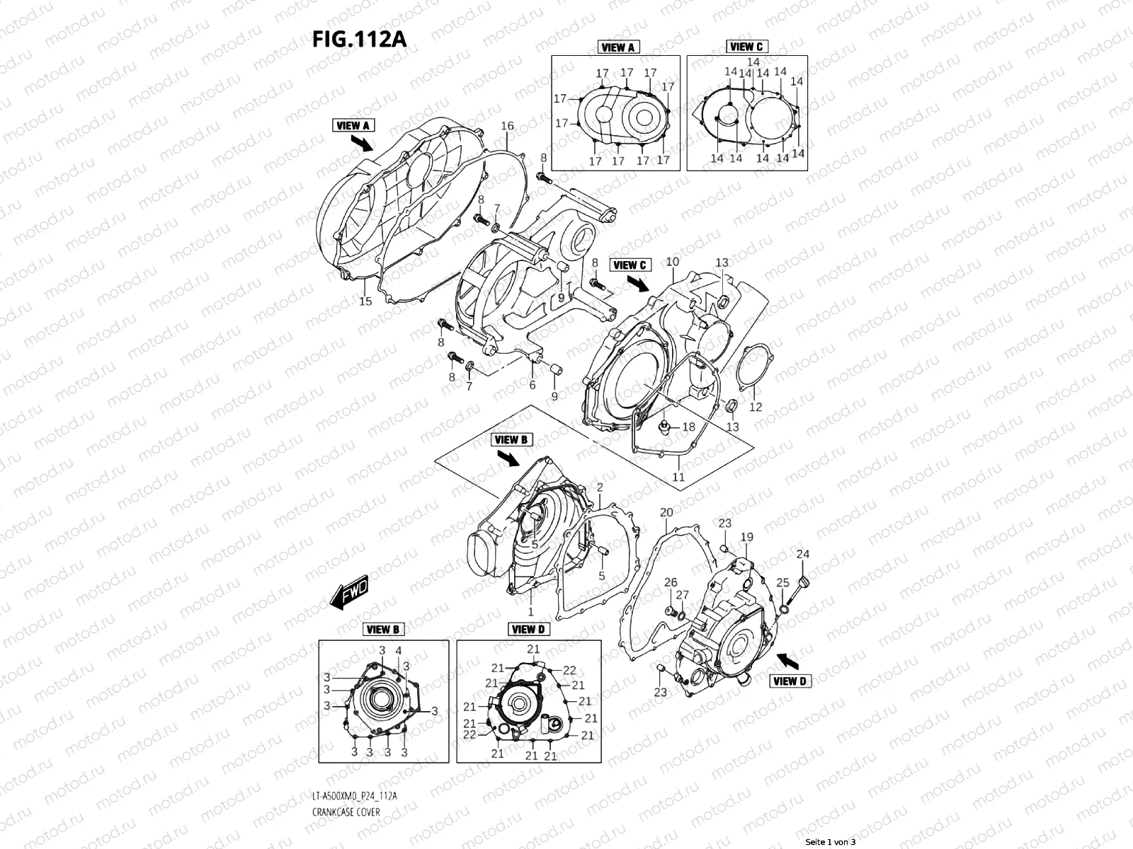 112A - CRANKCASE COVER