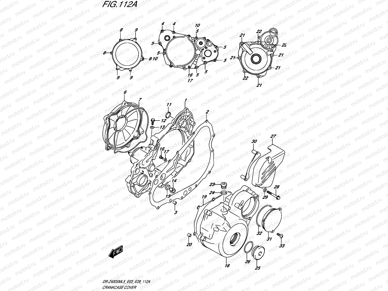 112A - CRANKCASE COVER