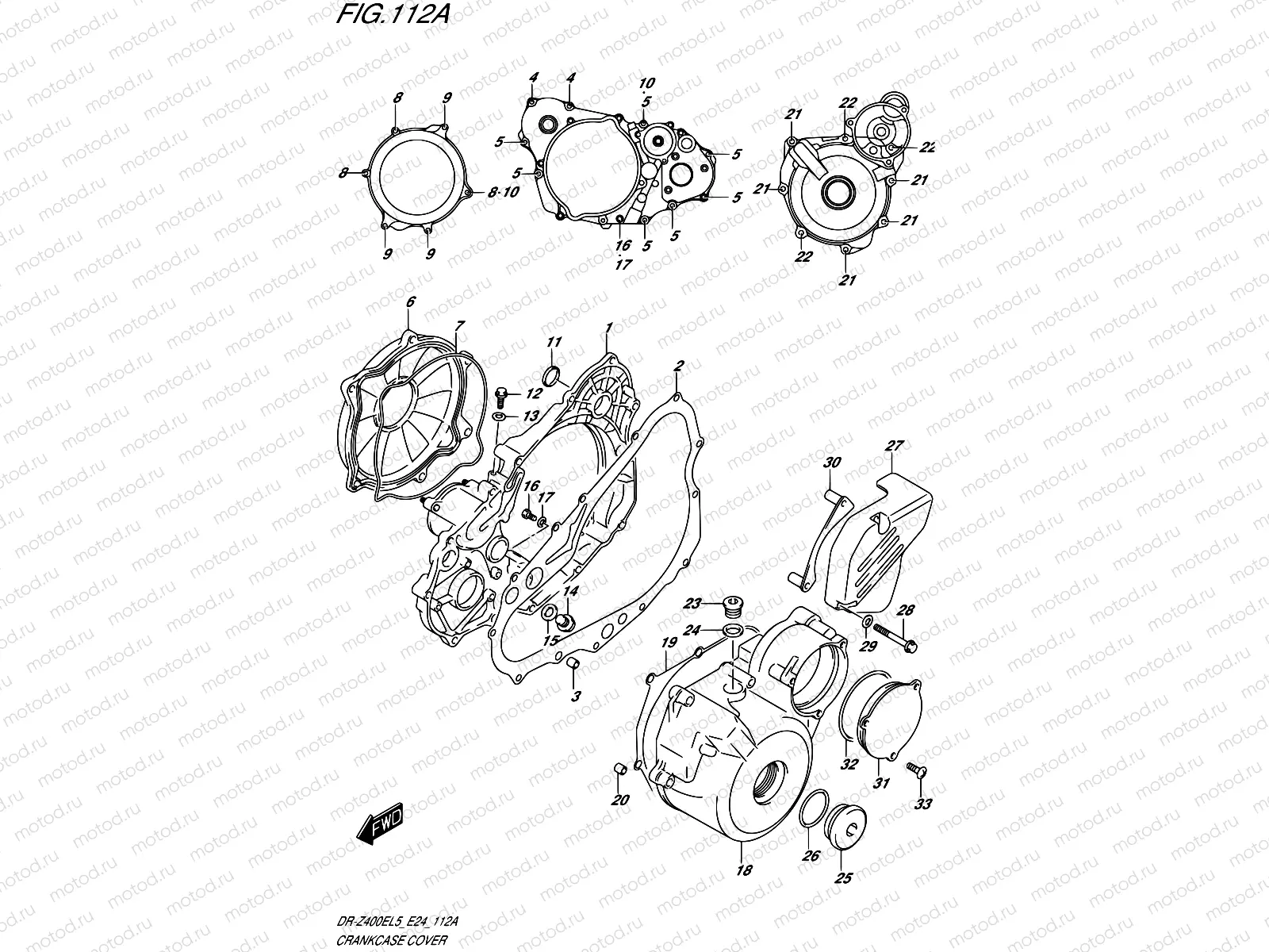 112A - CRANKCASE COVER