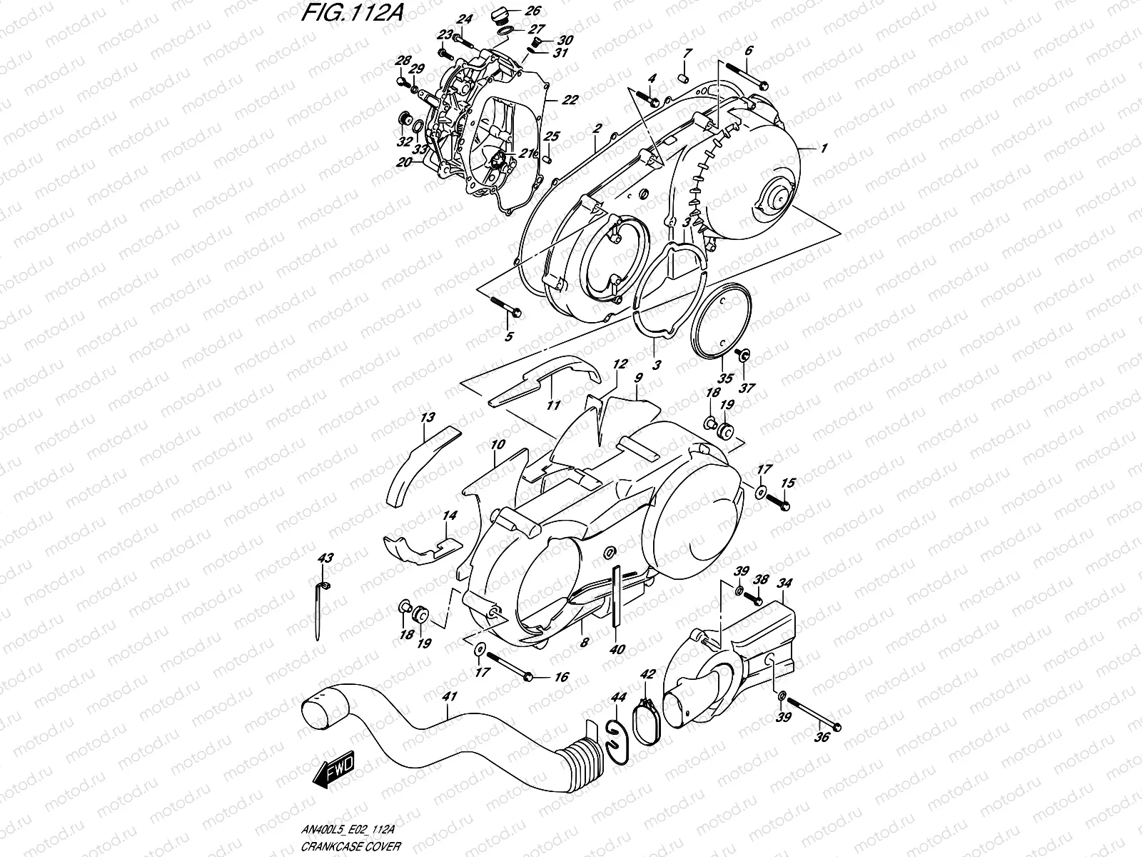 112A - CRANKCASE COVER