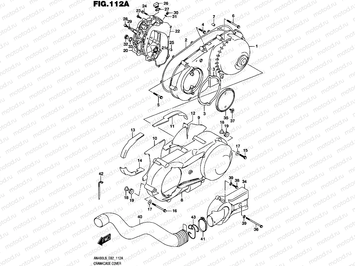 112A - CRANKCASE COVER