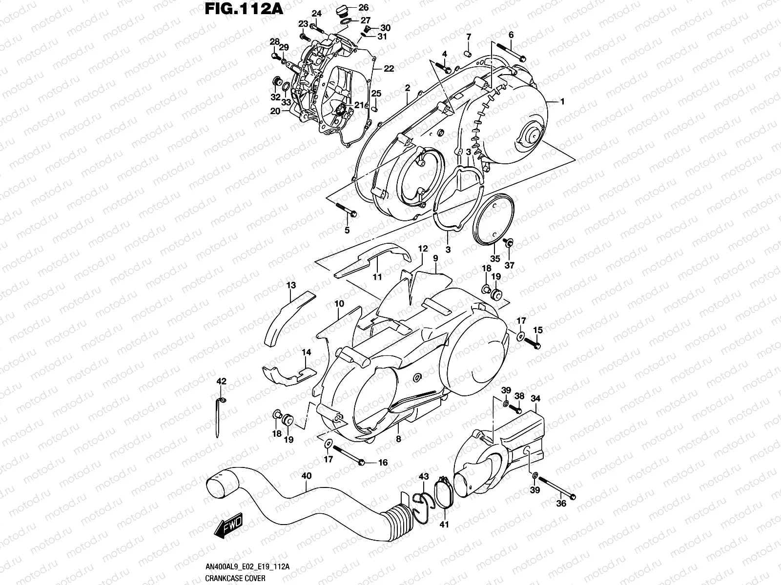 112A - CRANKCASE COVER