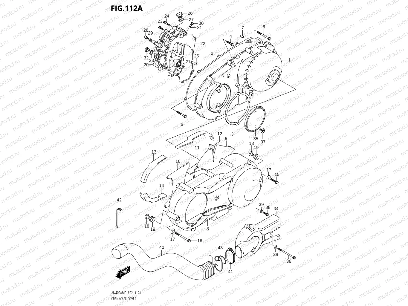 112A - CRANKCASE COVER