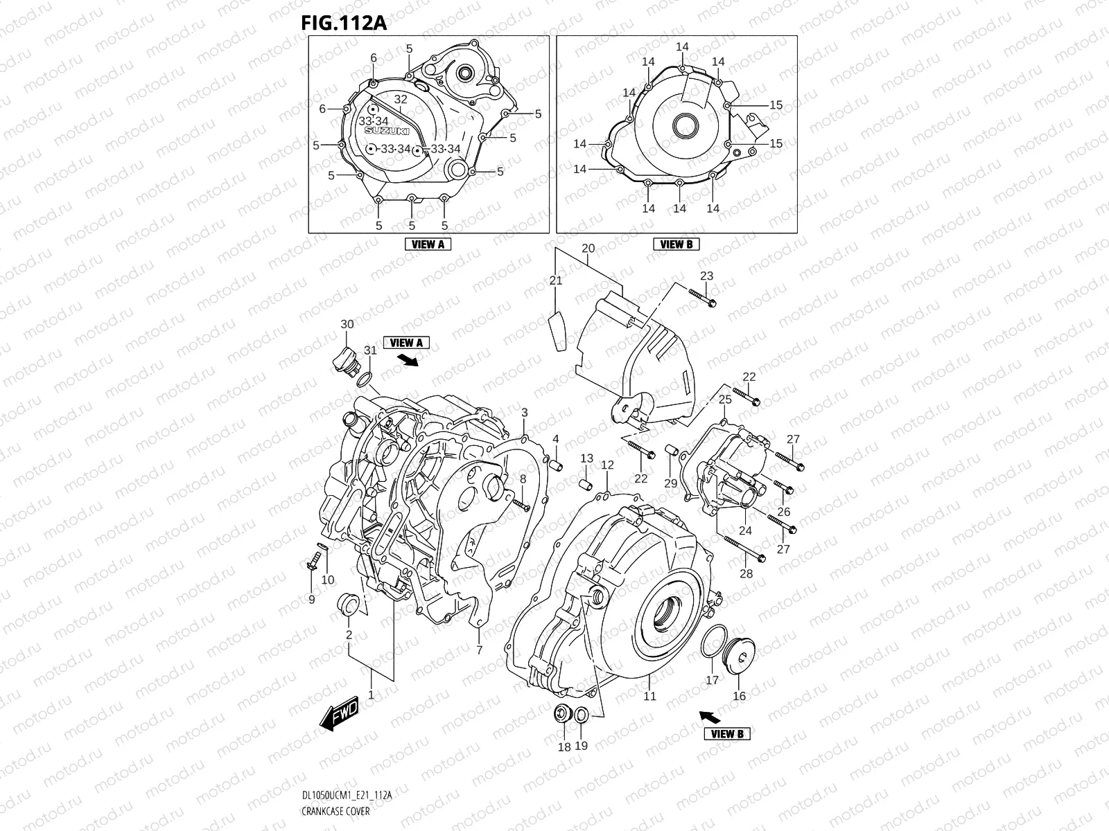 112A - CRANKCASE COVER