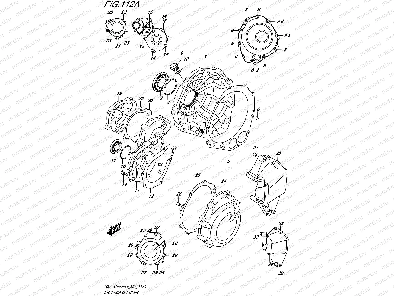 112A - CRANKCASE COVER
