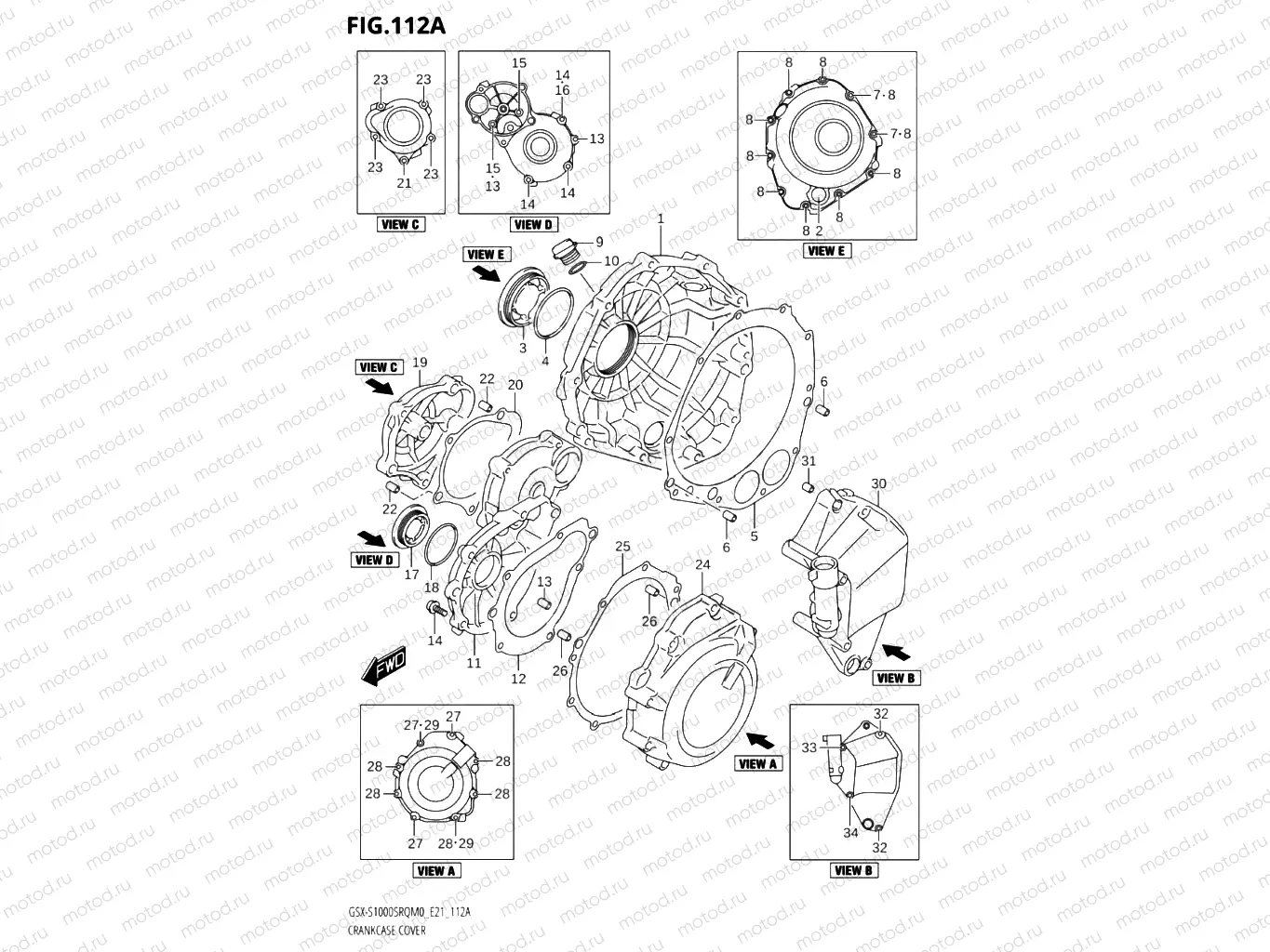 112A - CRANKCASE COVER