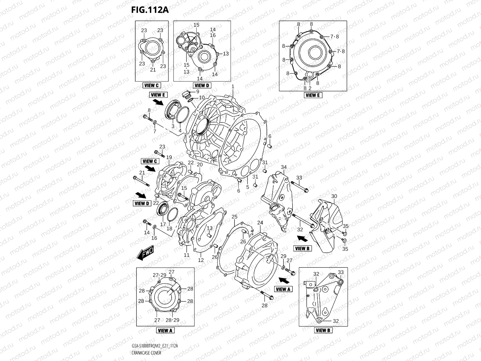 112A - CRANKCASE COVER