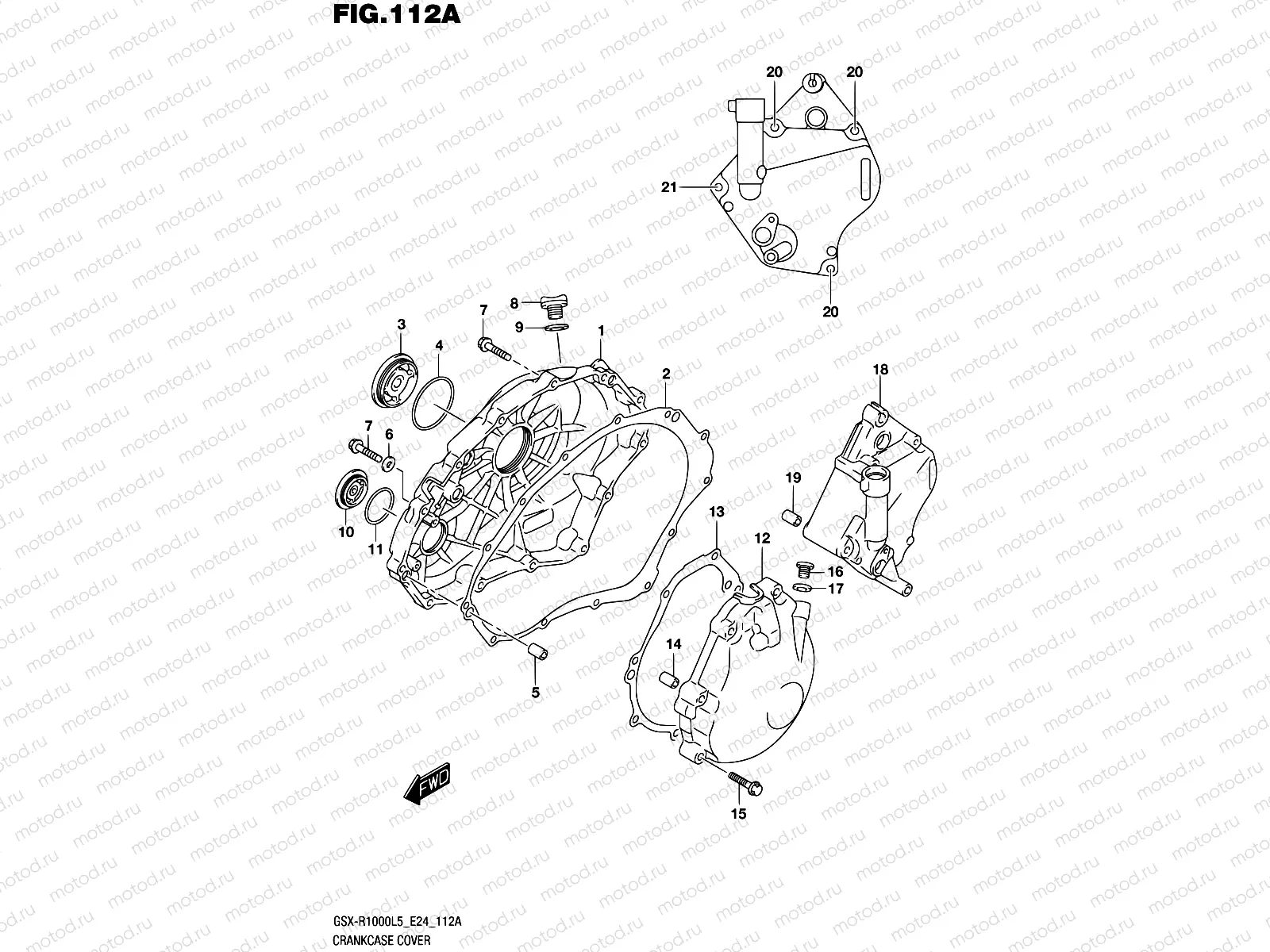 112A - CRANKCASE COVER