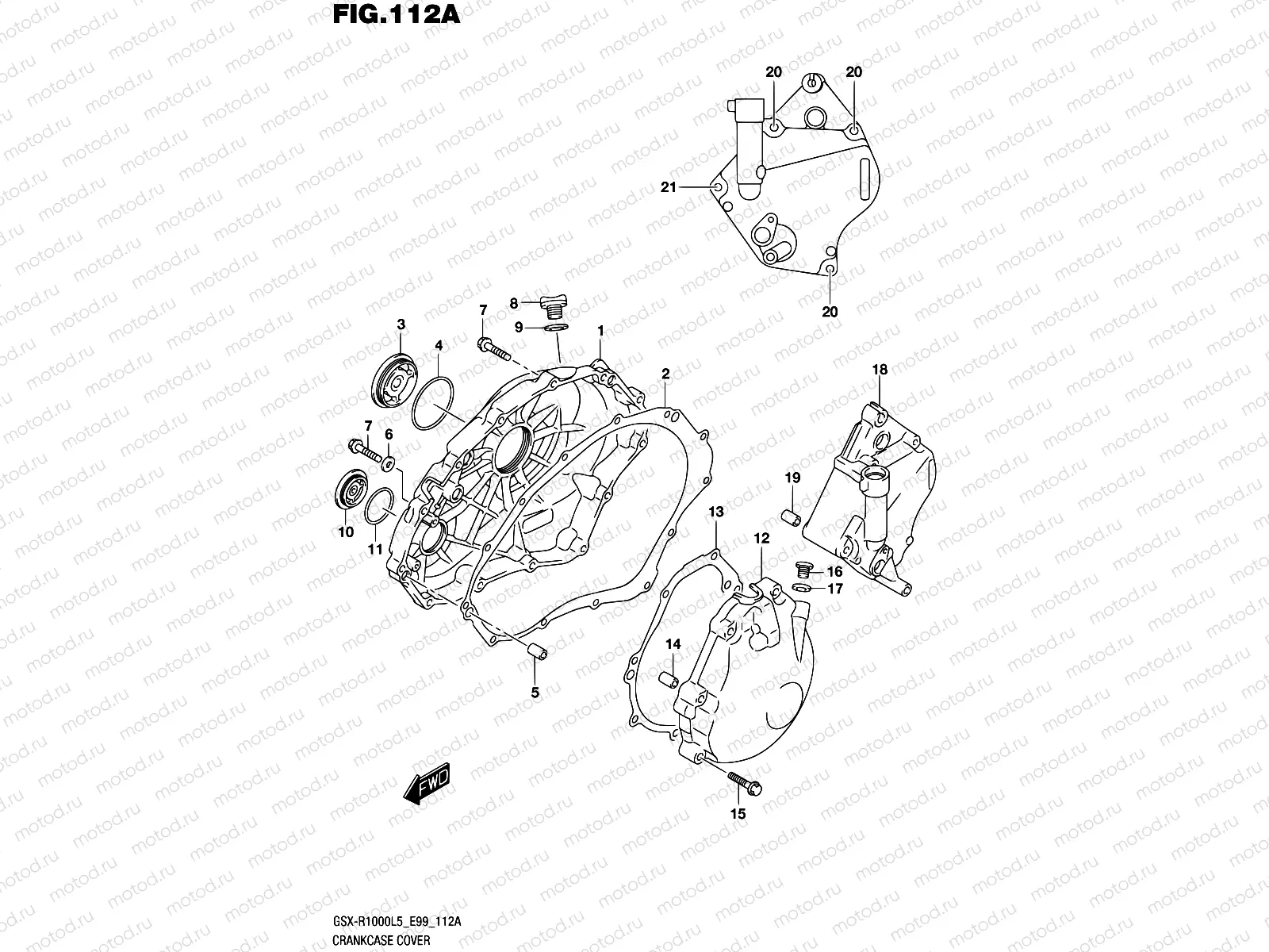 112A - CRANKCASE COVER