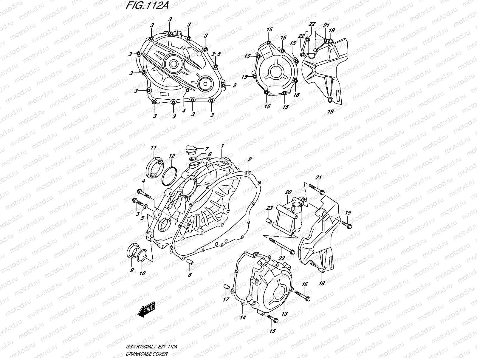 112A - CRANKCASE COVER