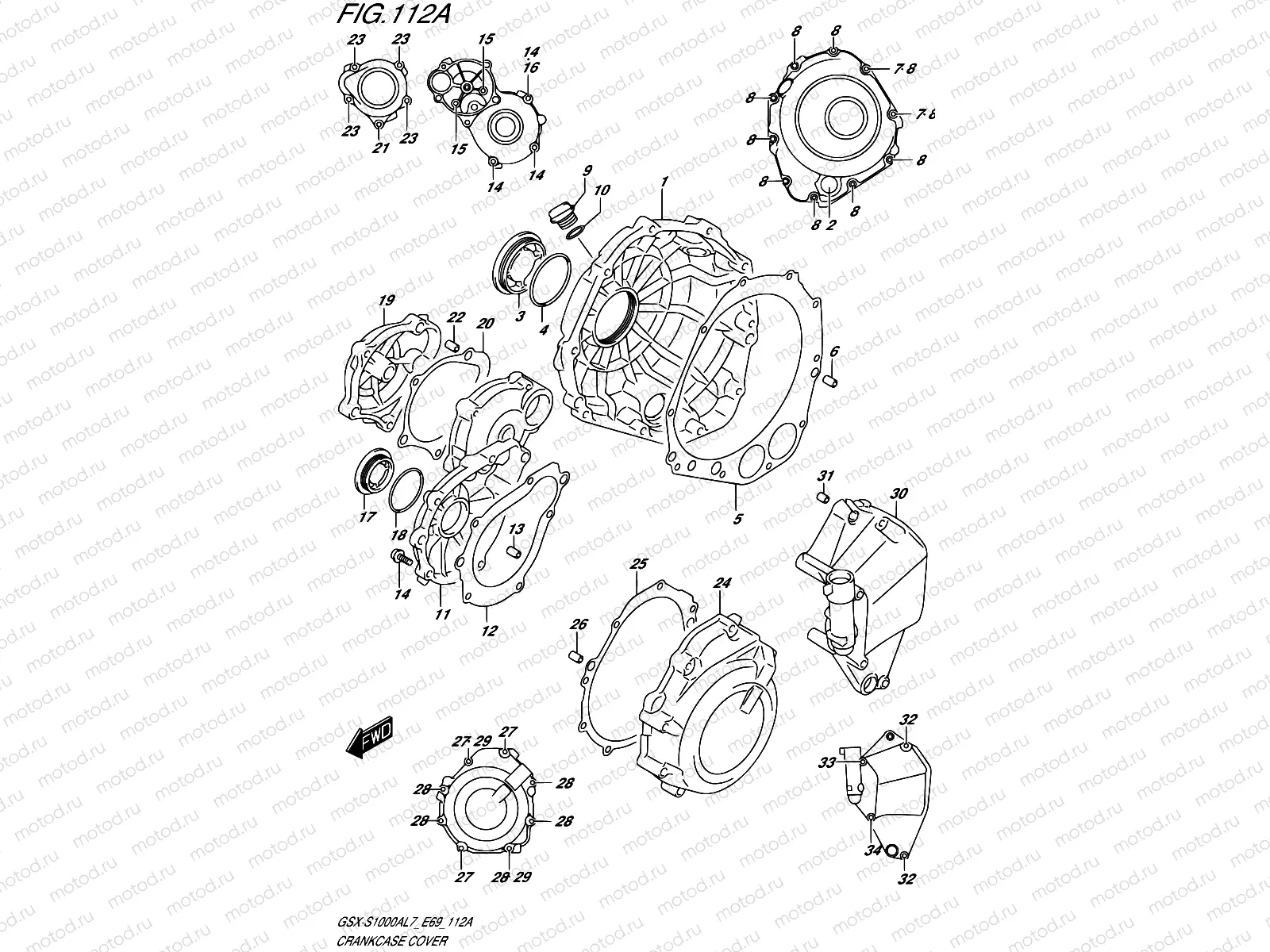112A - CRANKCASE COVER