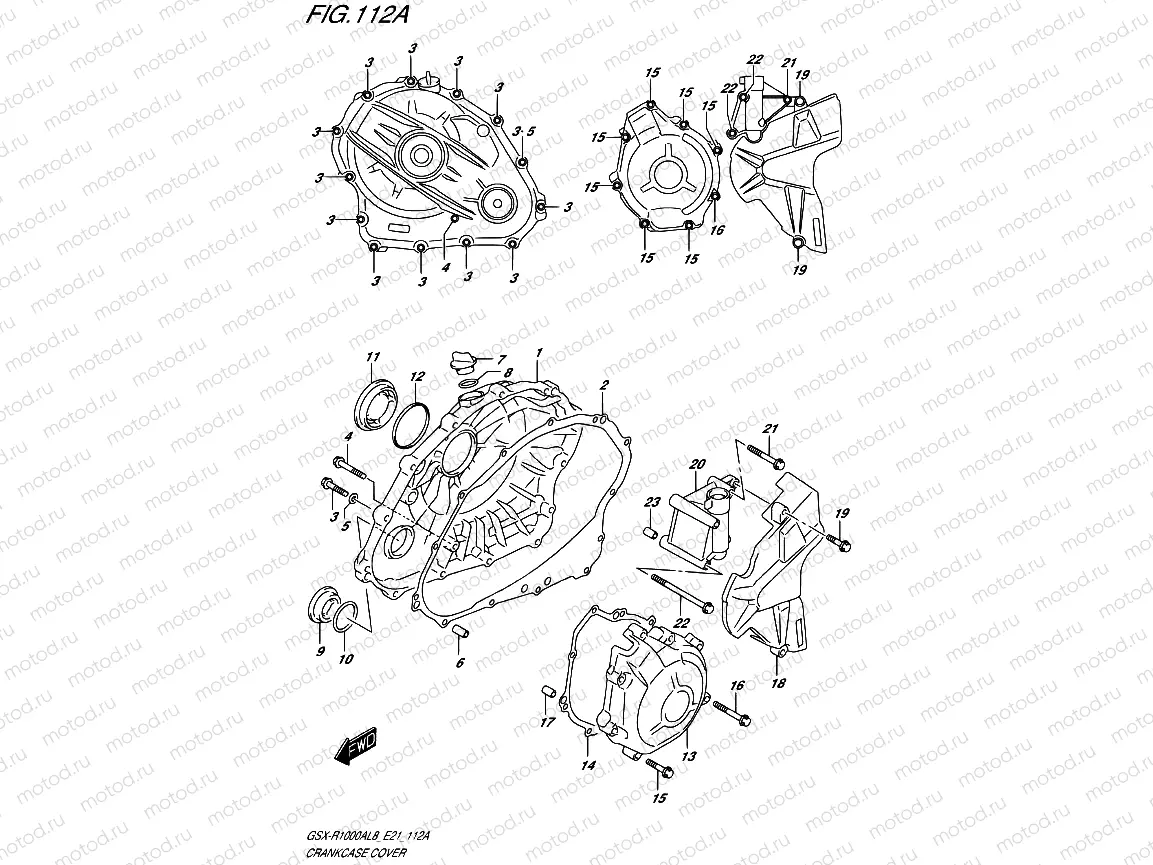 112A - CRANKCASE COVER