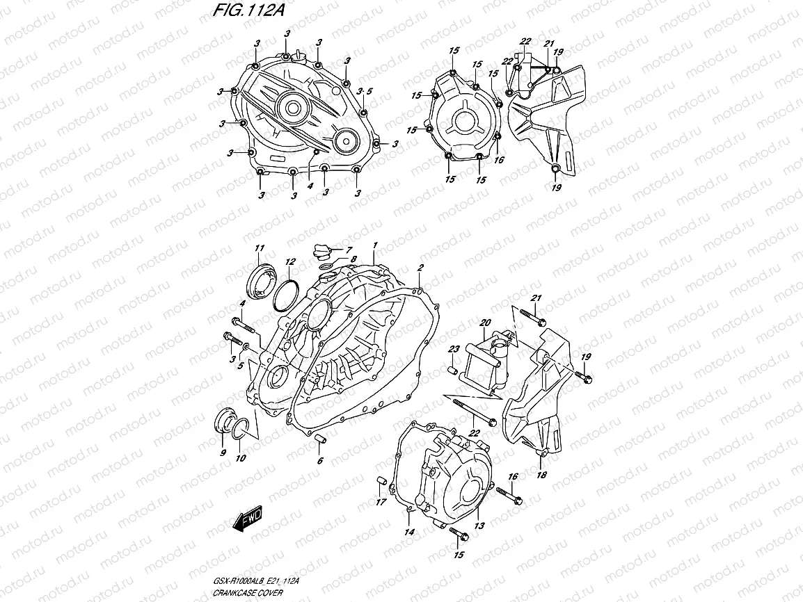 112A - CRANKCASE COVER