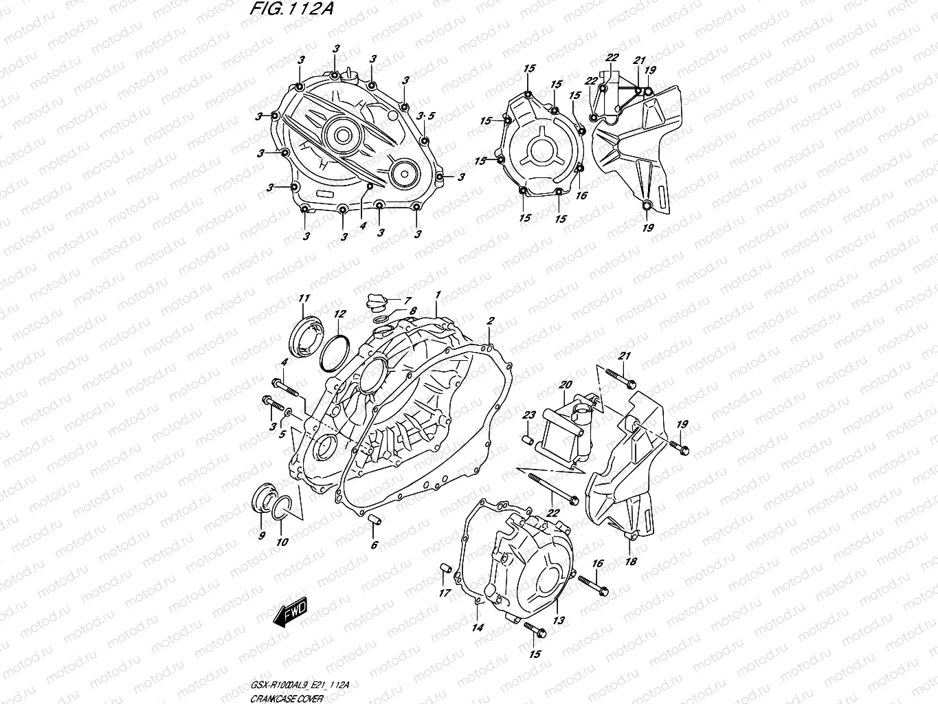 112A - CRANKCASE COVER