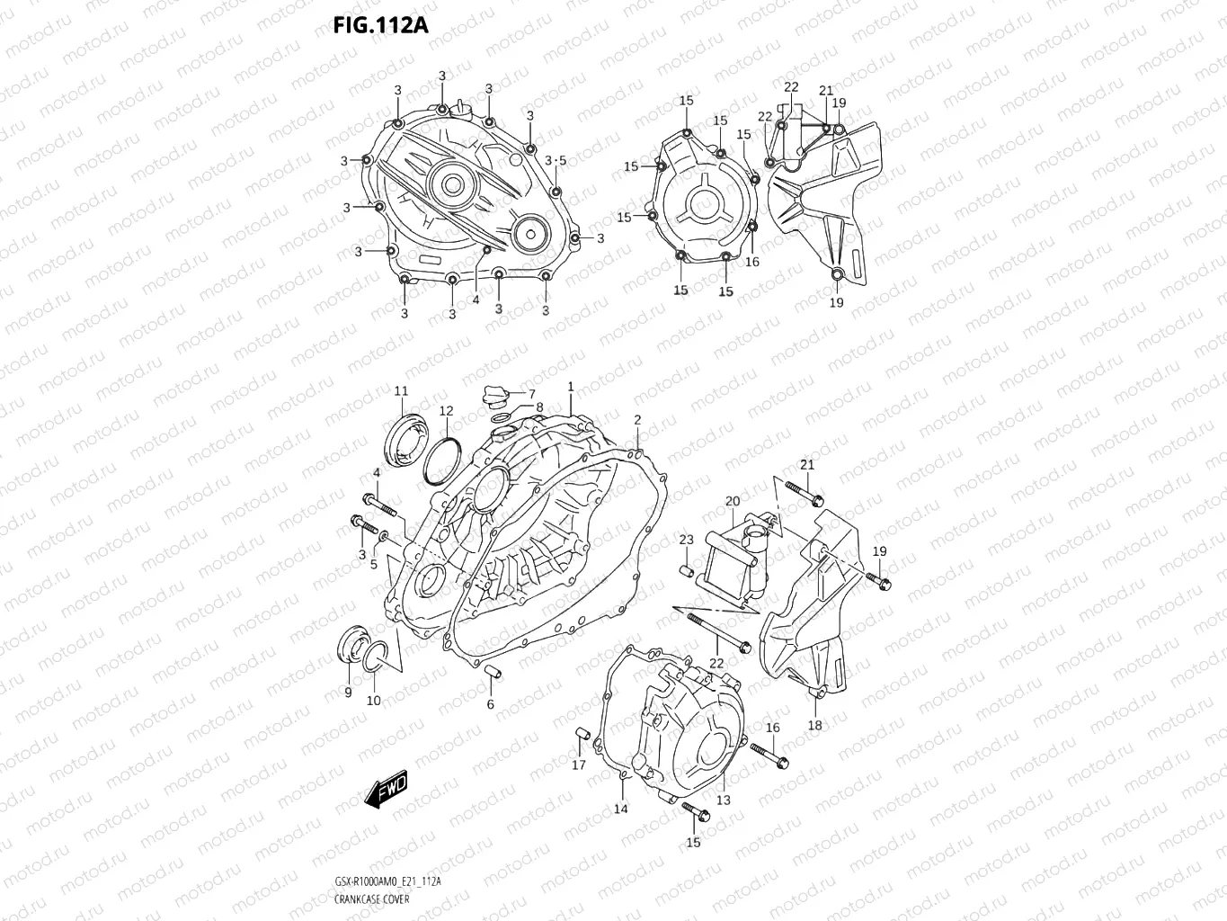 112A - CRANKCASE COVER