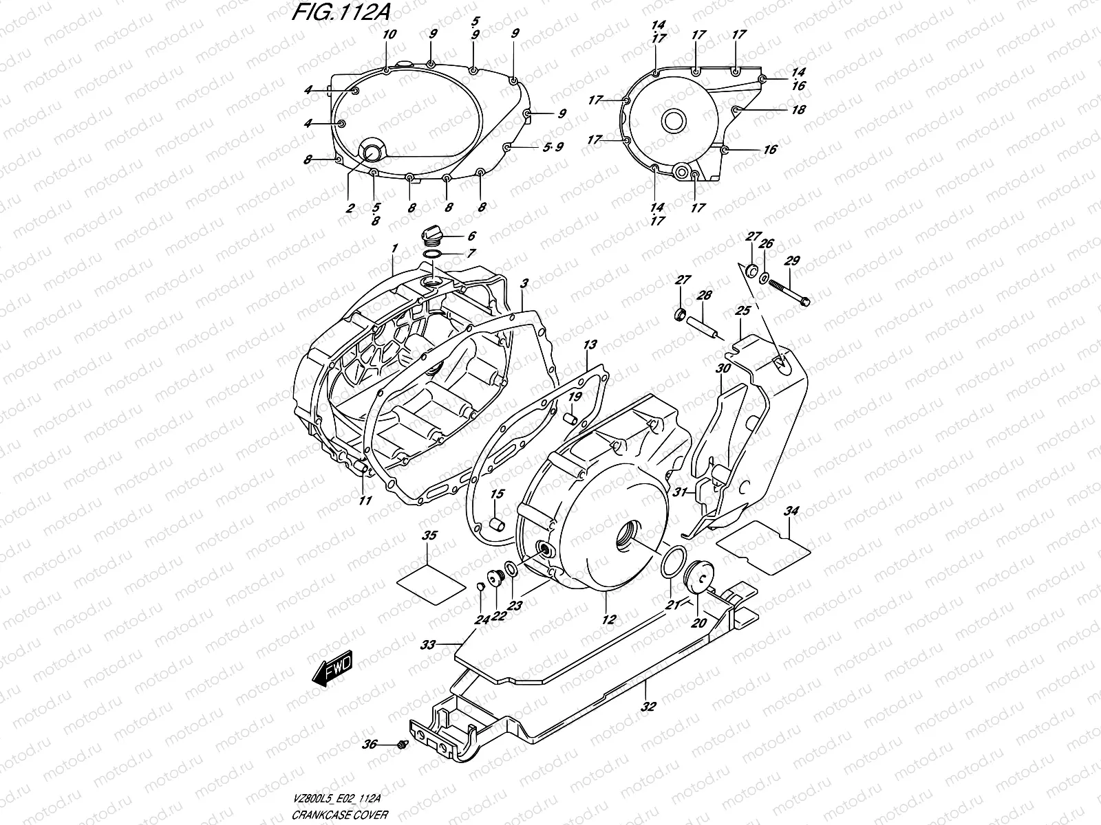 112A - CRANKCASE COVER