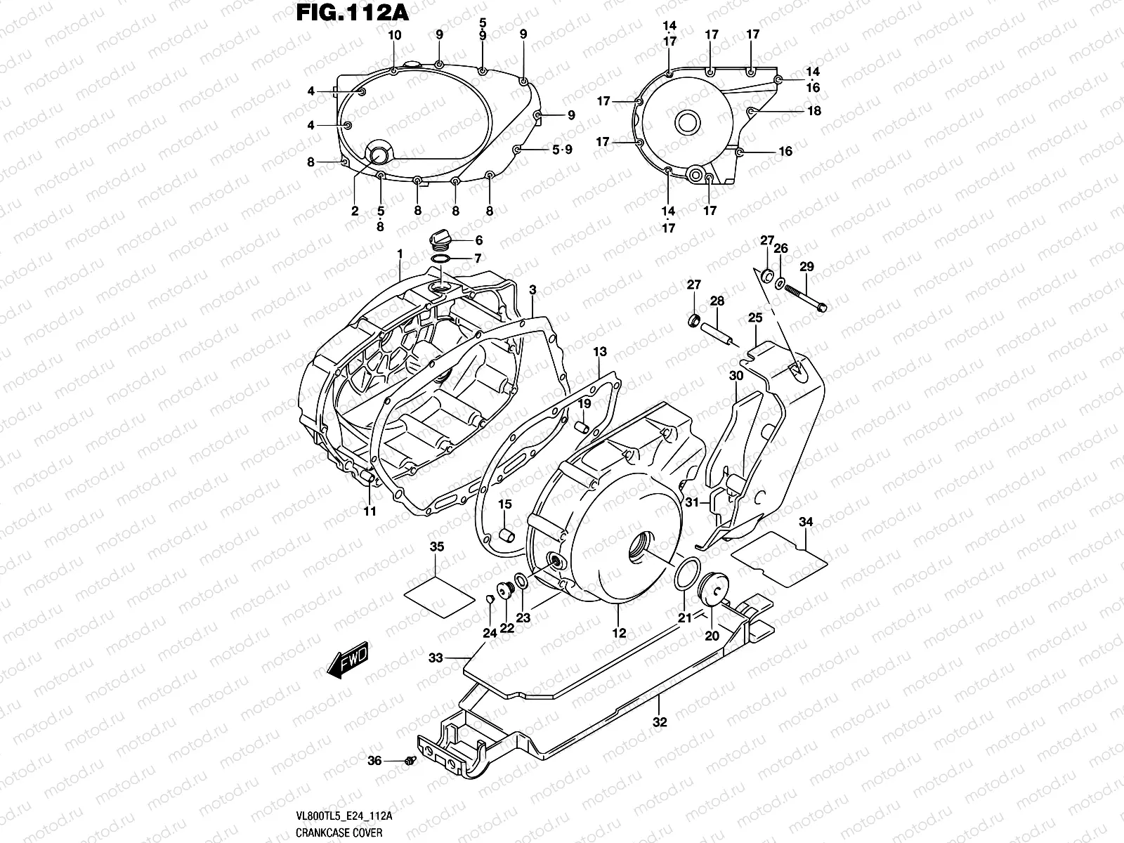 112A - CRANKCASE COVER