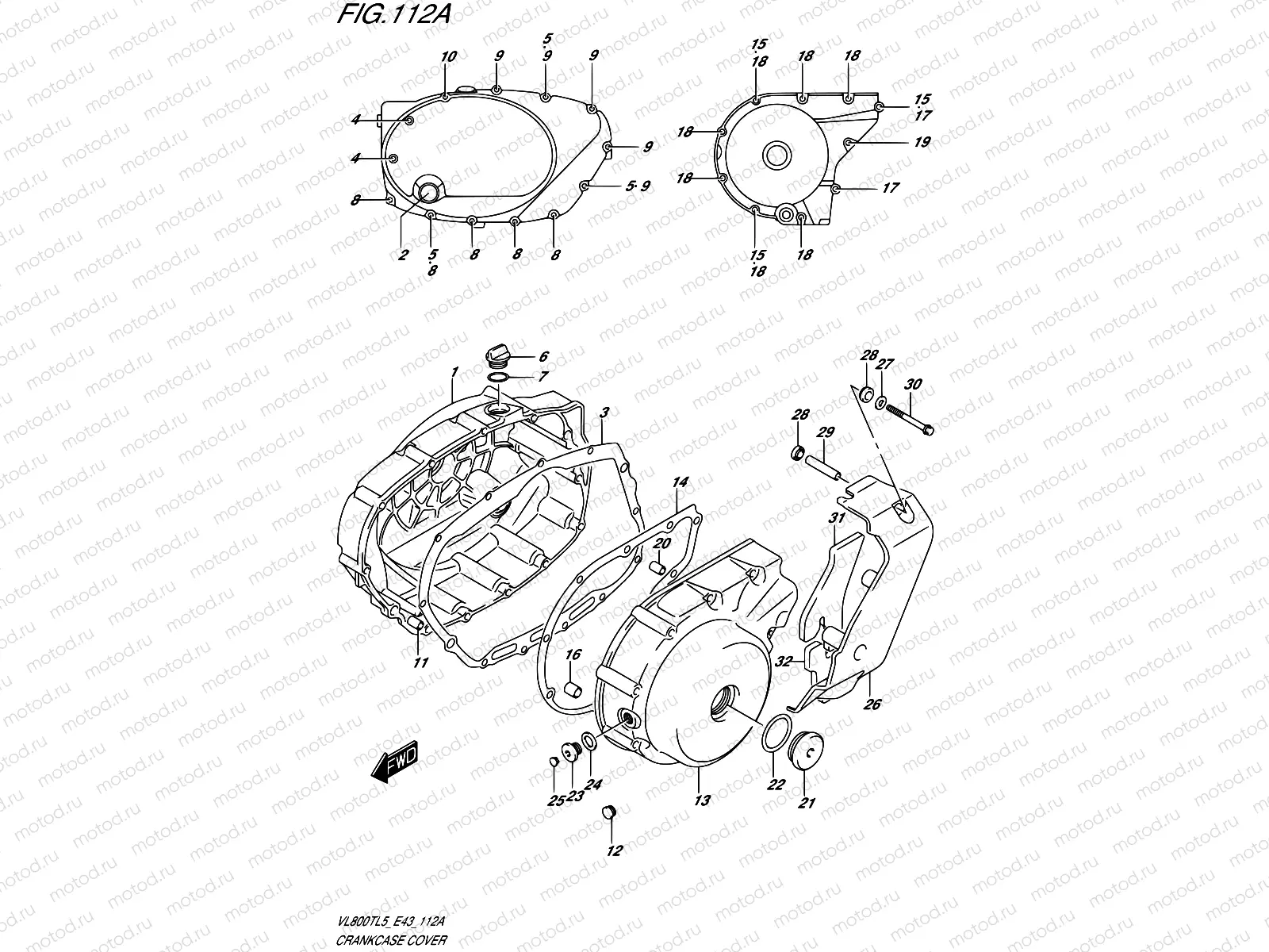 112A - CRANKCASE COVER