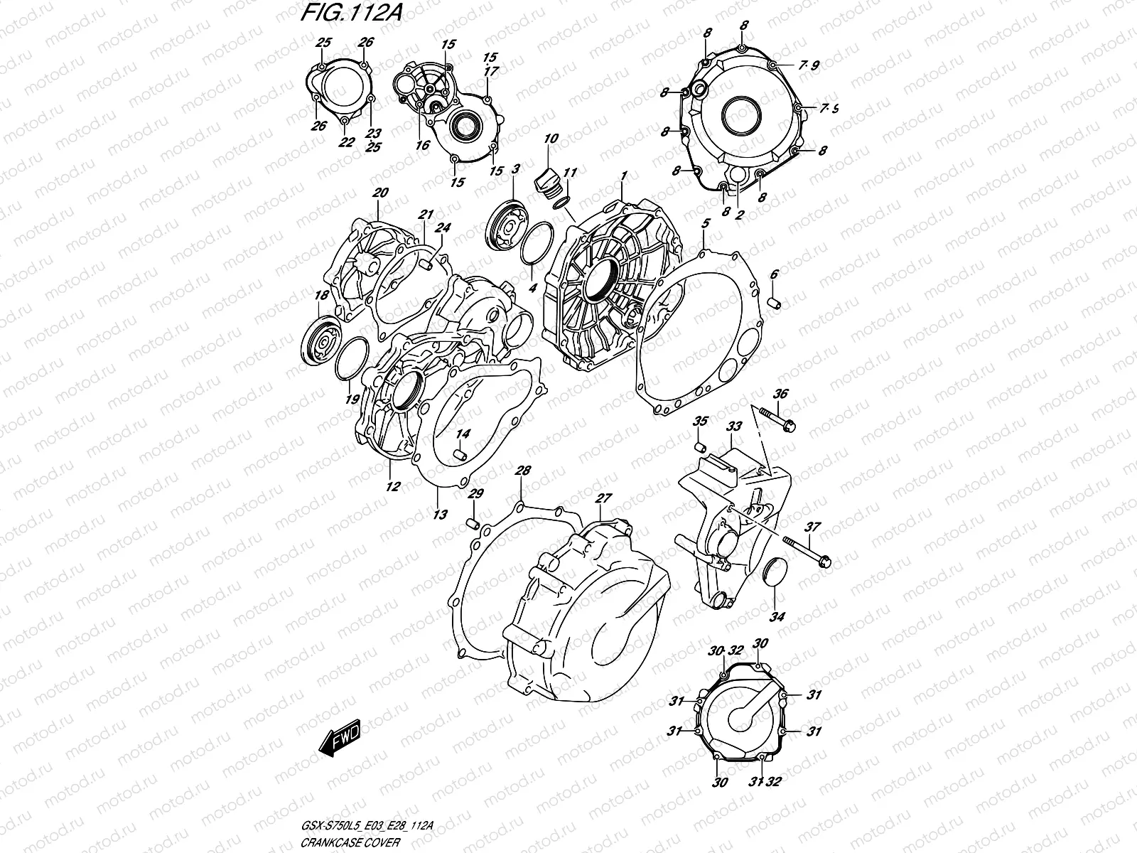 112A - CRANKCASE COVER