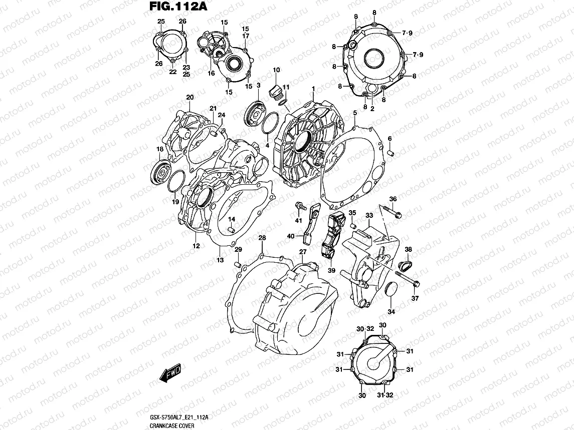 112A - CRANKCASE COVER