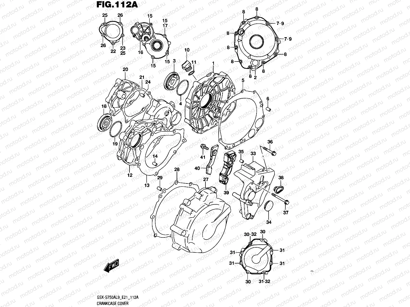 112A - CRANKCASE COVER