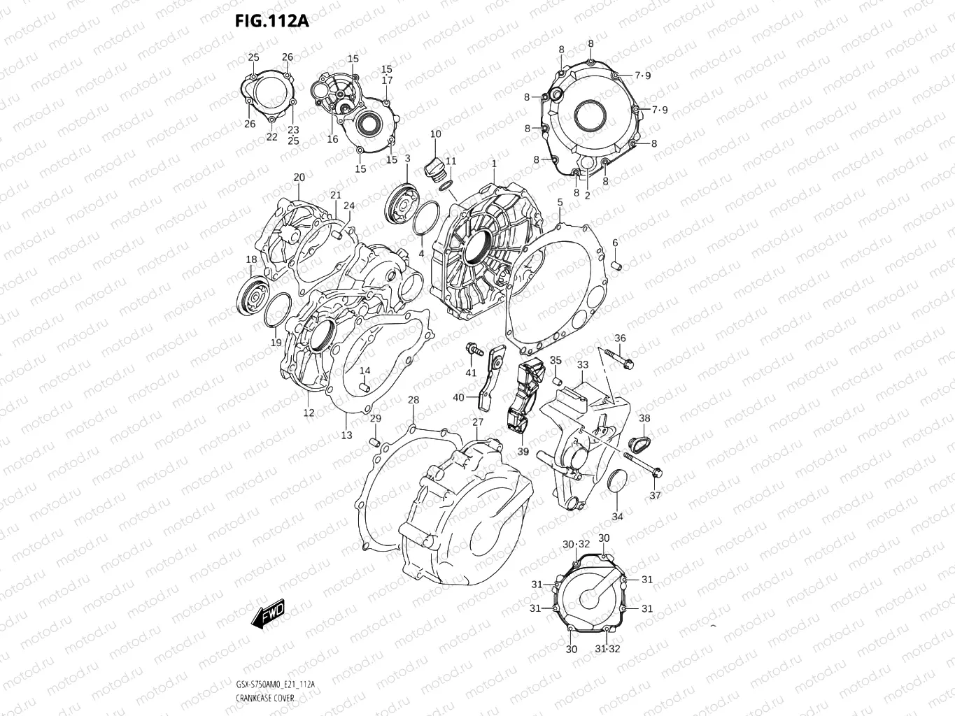 112A - CRANKCASE COVER