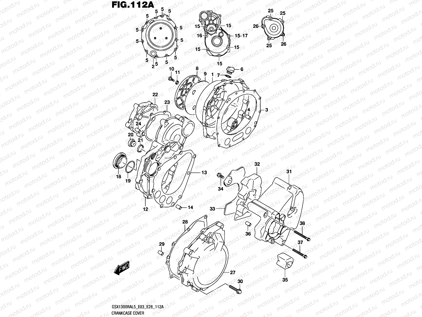 112A - CRANKCASE COVER