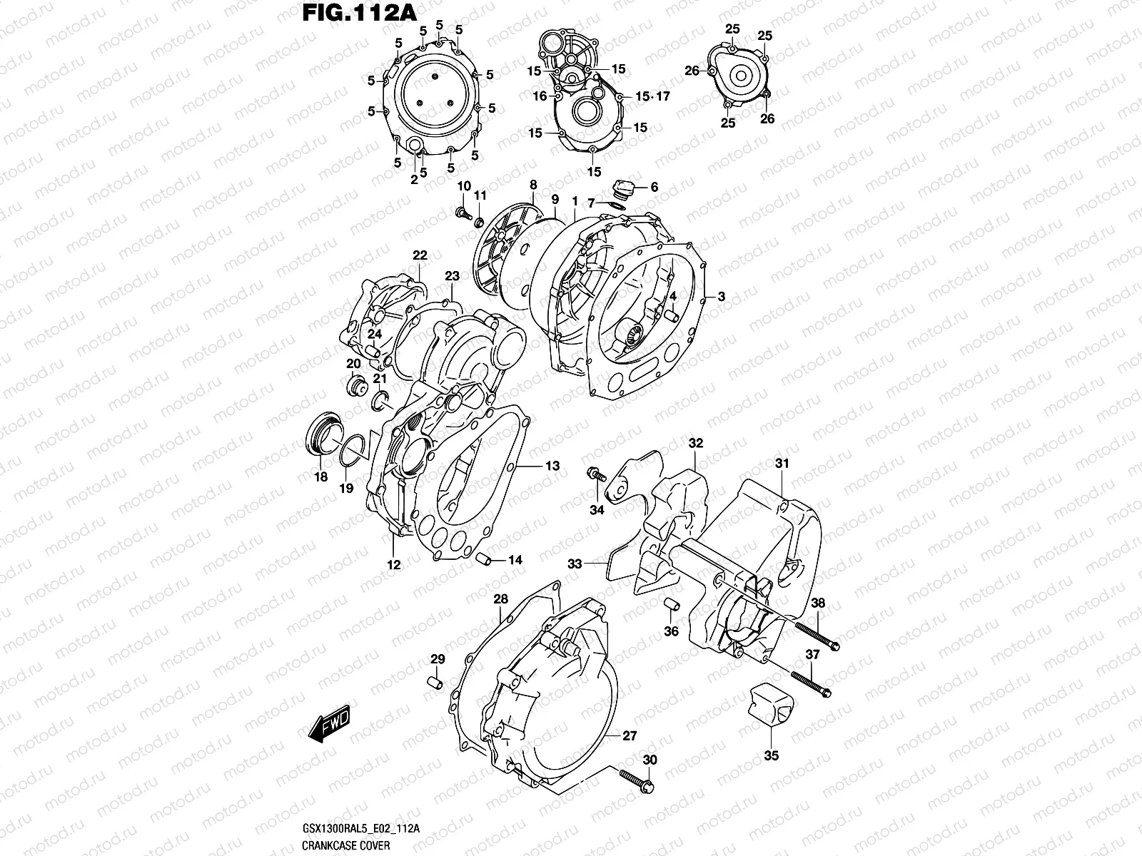 112A - CRANKCASE COVER
