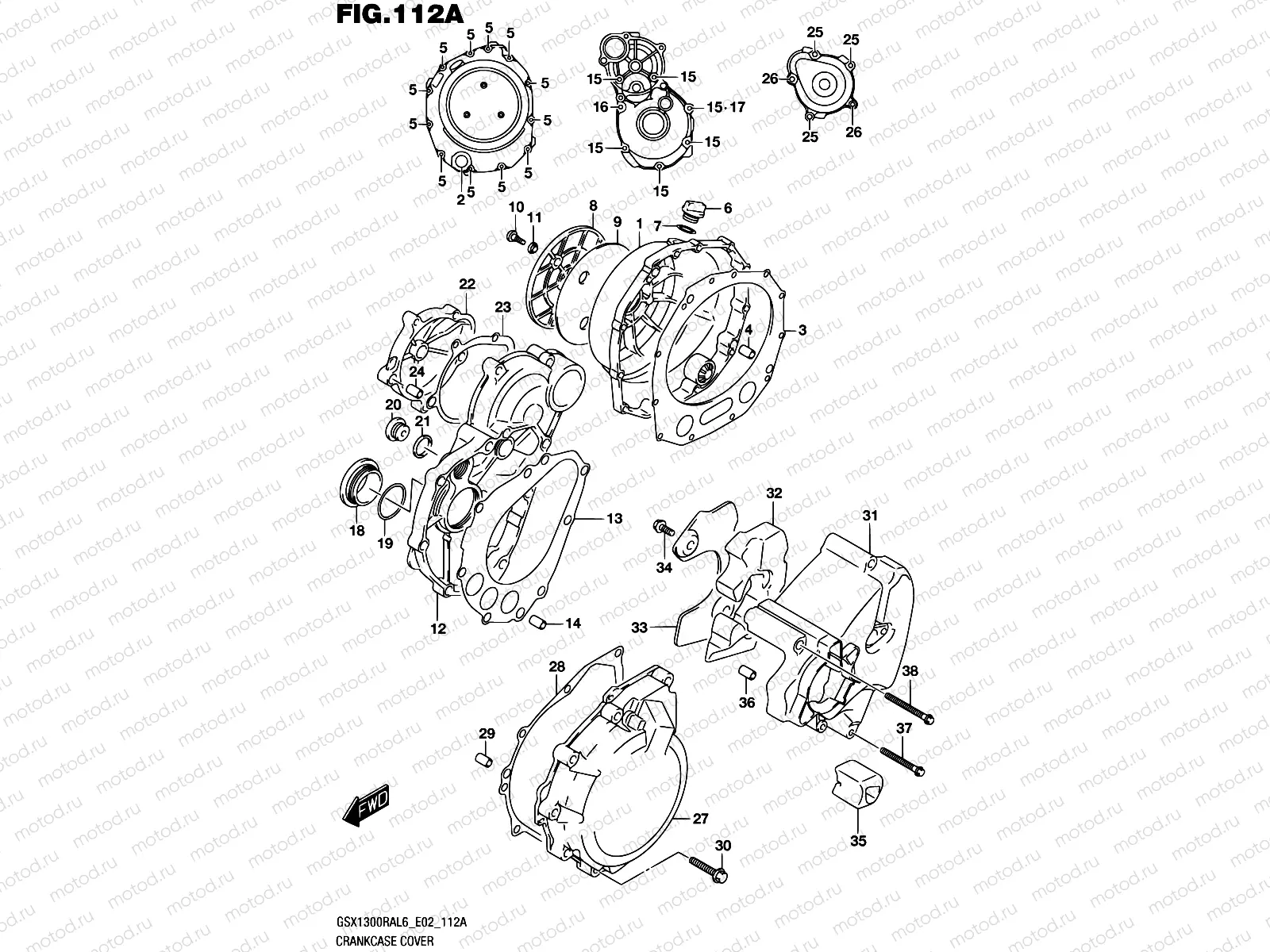 112A - CRANKCASE COVER