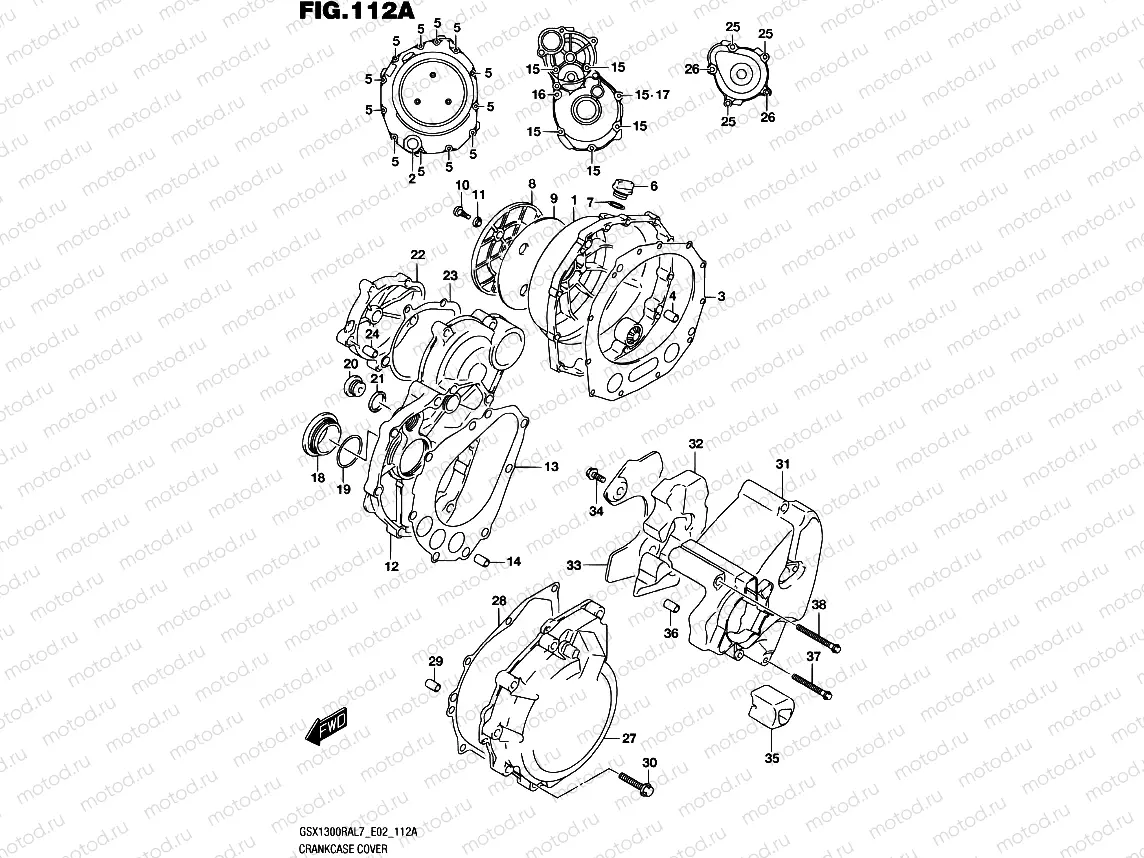 112A - CRANKCASE COVER