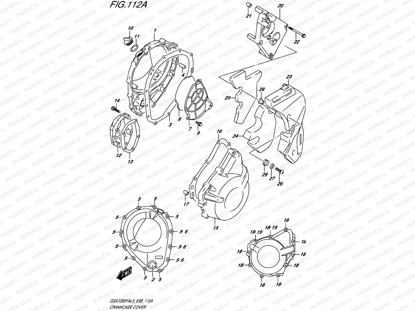 112A - CRANKCASE COVER